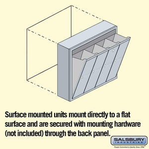 Salsbury Industries 4B+ Vertical Mailbox with USPS Access — 4 Doors YourLockerStore