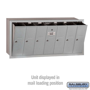 Salsbury Industries 4B+ Vertical Mailbox with USPS Access — 7 Doors YourLockerStore