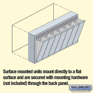 Salsbury Industries 4B+ Vertical Mailbox with USPS Access — 7 Doors YourLockerStore