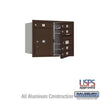 Salsbury Industries 4C Horizontal Mailbox with USPS Access — 6 Door High [5 Doors + 1 Parcel Locker] 3706D-05ZFU 820996470997 YourLockerStore