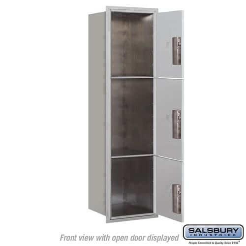 Salsbury Industries 4C Horizontal Mailbox with USPS Access — Maximum Height [3 Parcel Lockers] YourLockerStore