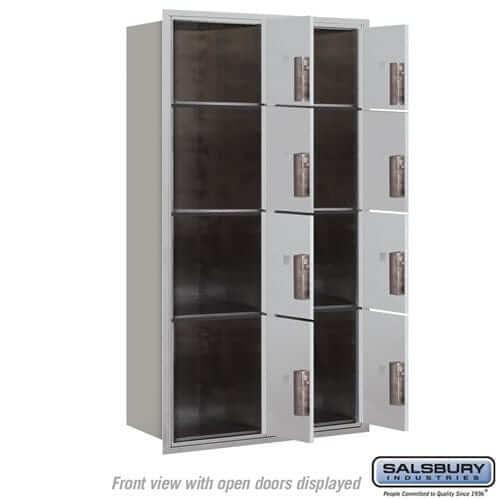Salsbury Industries 4C Horizontal Mailbox with USPS Access — Maximum Height [8 Parcel Lockers] YourLockerStore
