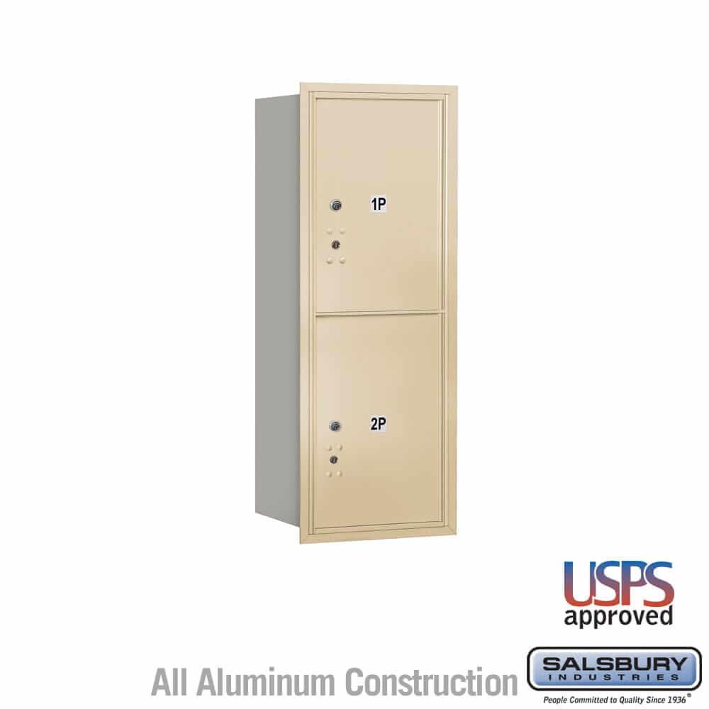 Salsbury Industries 4C Horizontal Parcel Locker with USPS Access — 10 Door High [2 Parcel Lockers] 3710S-2PSRU 820996468949 YourLockerStore