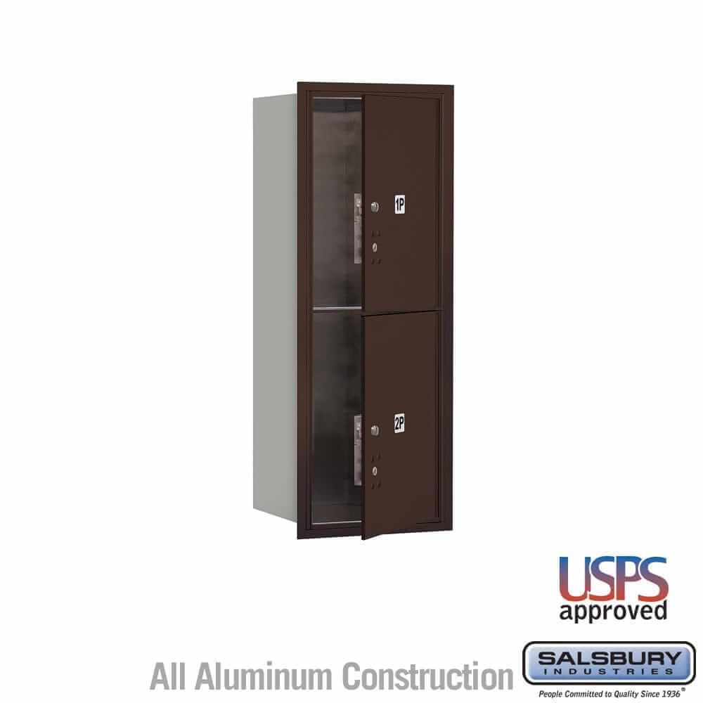 Salsbury Industries 4C Horizontal Parcel Locker with USPS Access — 10 Door High [2 Parcel Lockers] 3710S-2PZFU 820996468918 YourLockerStore