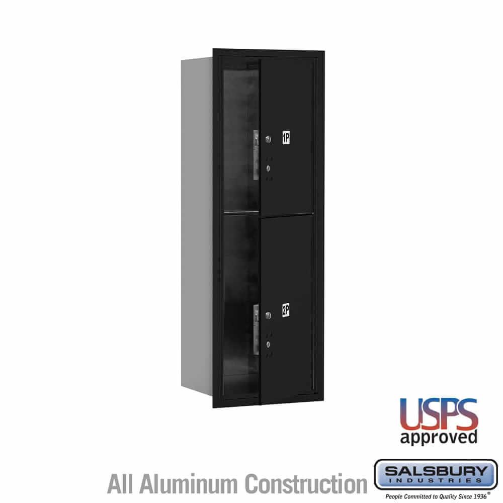 Salsbury Industries 4C Horizontal Parcel Locker with USPS Access — 11 Door High [2 Parcel Lockers] 3711S-2PBFU 820996624901 YourLockerStore