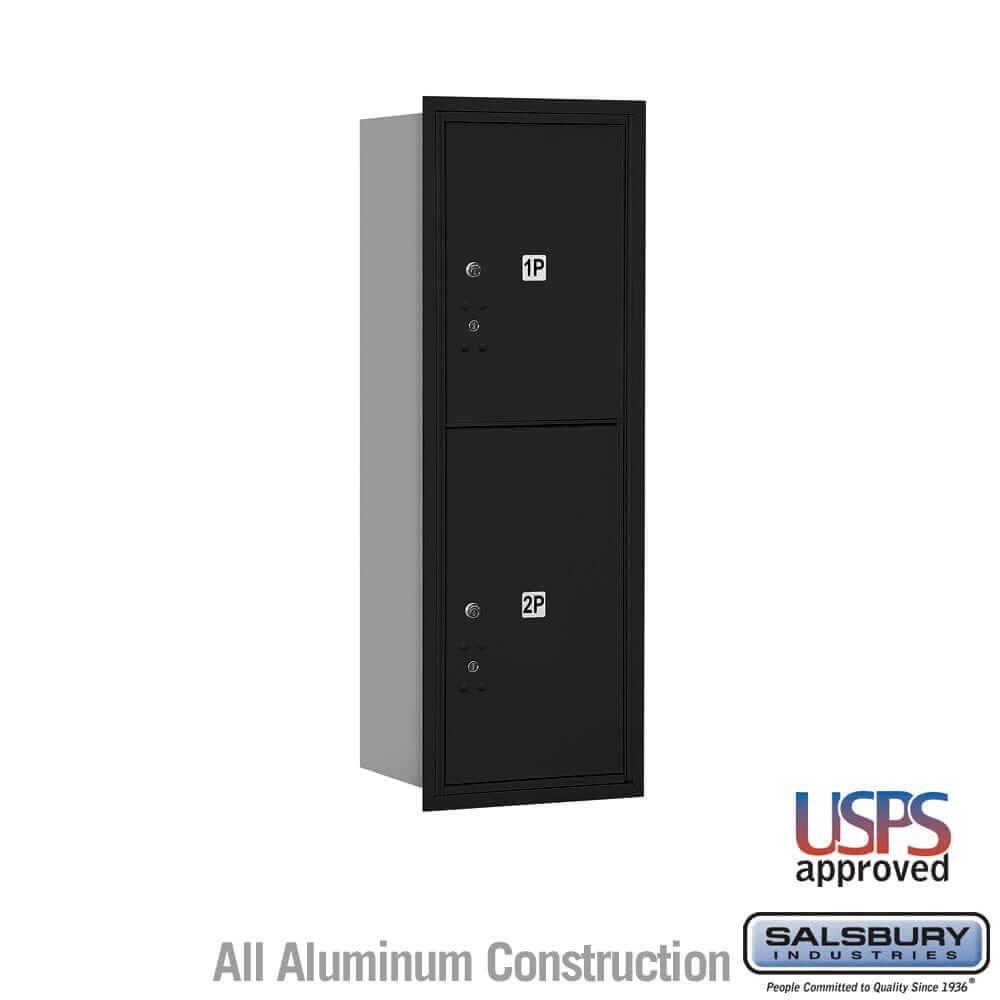 Salsbury Industries 4C Horizontal Parcel Locker with USPS Access — 11 Door High [2 Parcel Lockers] 3711S-2PBRU 820996624925 YourLockerStore