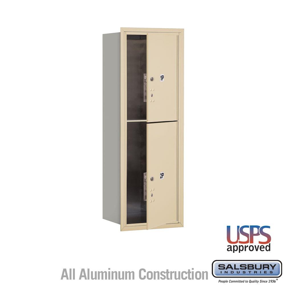 Salsbury Industries 4C Horizontal Parcel Locker with USPS Access — 11 Door High [2 Parcel Lockers] 3711S-2PSFU 820996414380 YourLockerStore