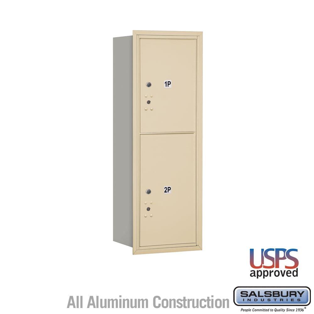 Salsbury Industries 4C Horizontal Parcel Locker with USPS Access — 11 Door High [2 Parcel Lockers] 3711S-2PSRU 820996414366 YourLockerStore