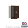 Salsbury Industries 4C Horizontal Parcel Locker with USPS Access — 6 Door High [1 Parcel Locker] 3706S-1PZFU 820996444080 YourLockerStore