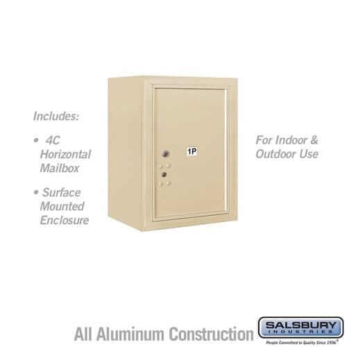 Salsbury Industries 4C Horizontal Parcel Locker with USPS Access — 6 Door High [1 Parcel Locker] 3806S-1PSFU 820996593627 YourLockerStore