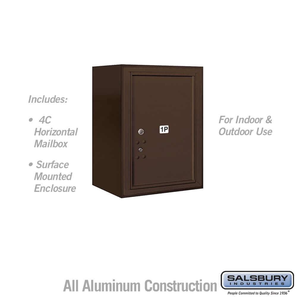 Salsbury Industries 4C Horizontal Parcel Locker with USPS Access — 6 Door High [1 Parcel Locker] 3806S-1PZFU 820996593603 YourLockerStore