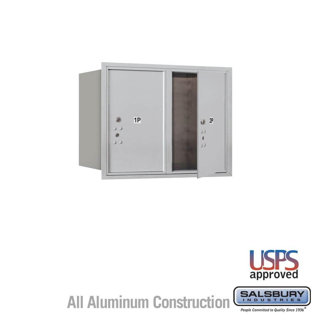 Salsbury Industries 4C Horizontal Parcel Locker with USPS Access — 6 Door High [2 Parcel Lockers] 3706D-2PAFU 820996580955 YourLockerStore