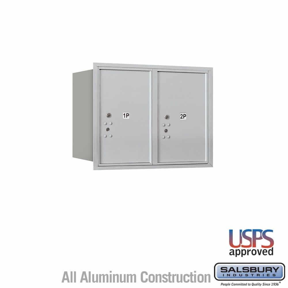 Salsbury Industries 4C Horizontal Parcel Locker with USPS Access — 6 Door High [2 Parcel Lockers] 3706D-2PARU 820996580993 YourLockerStore