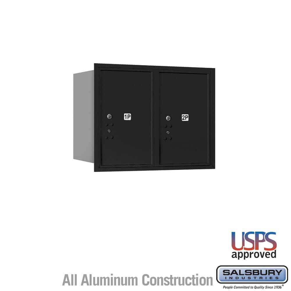 Salsbury Industries 4C Horizontal Parcel Locker with USPS Access — 6 Door High [2 Parcel Lockers] 3706D-2PBRU 820996625366 YourLockerStore
