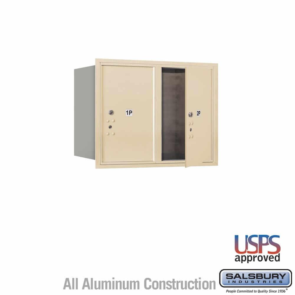 Salsbury Industries 4C Horizontal Parcel Locker with USPS Access — 6 Door High [2 Parcel Lockers] 3706D-2PSFU 820996580986 YourLockerStore