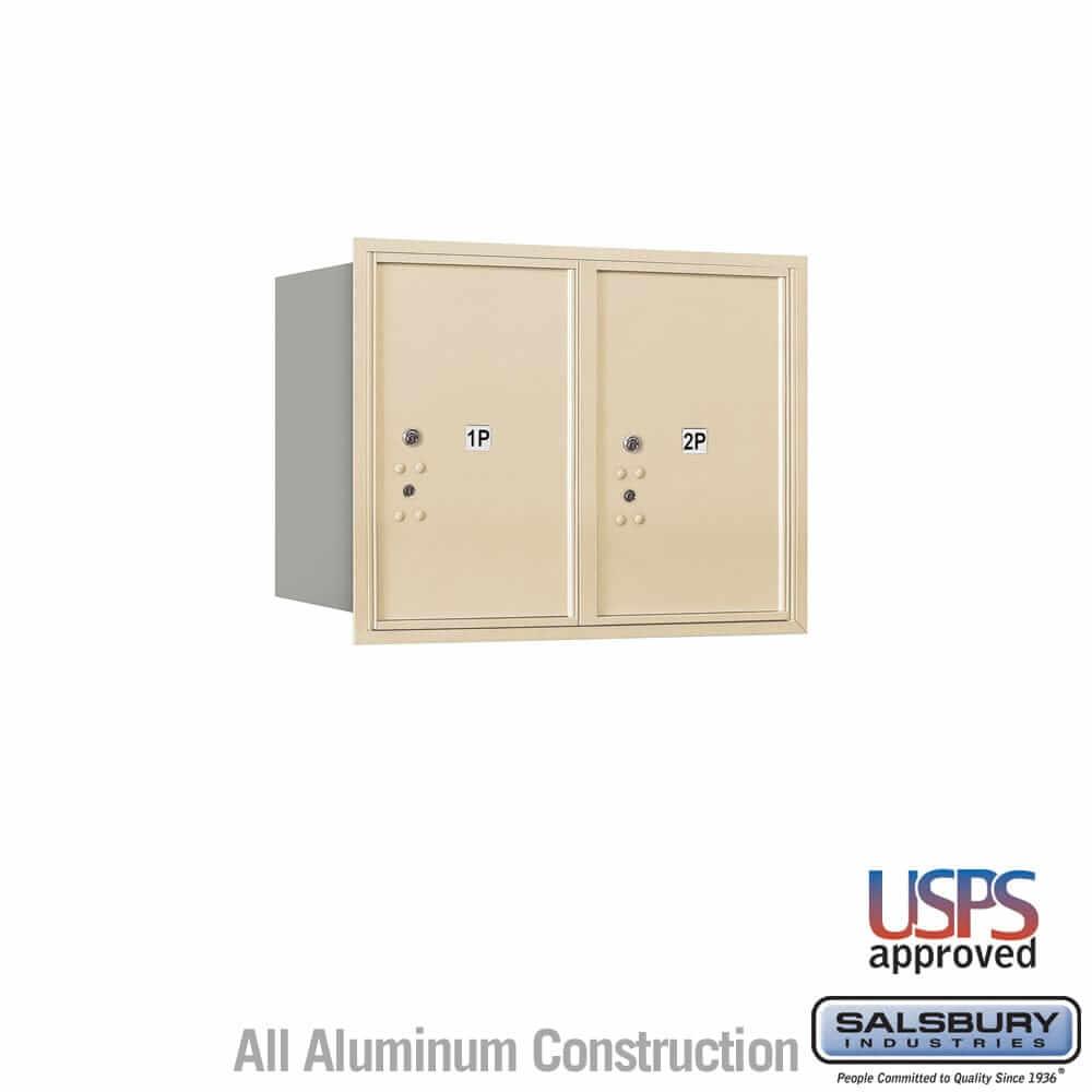 Salsbury Industries 4C Horizontal Parcel Locker with USPS Access — 6 Door High [2 Parcel Lockers] 3706D-2PSRU 820996581020 YourLockerStore