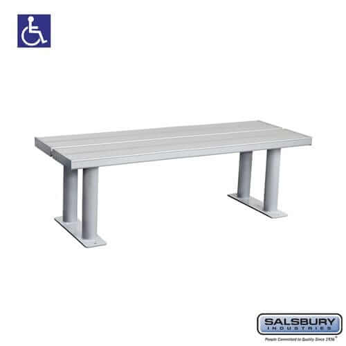 Salsbury Industries ADA Aluminum Locker Bench 77771-ADA 820996619709 YourLockerStore