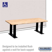 Load image into Gallery viewer, Salsbury Industries ADA Wood Locker Bench YourLockerStore