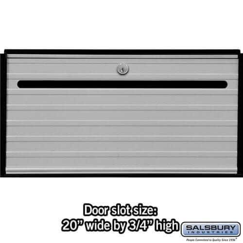 Salsbury Industries Aluminum Data Distribution System Box with Private Access — 1 Door 2401 820996240101 YourLockerStore