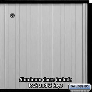 Salsbury Industries Aluminum Rack Ladder System Mailbox with Private Access — 1 Door 2201 820996220103 YourLockerStore