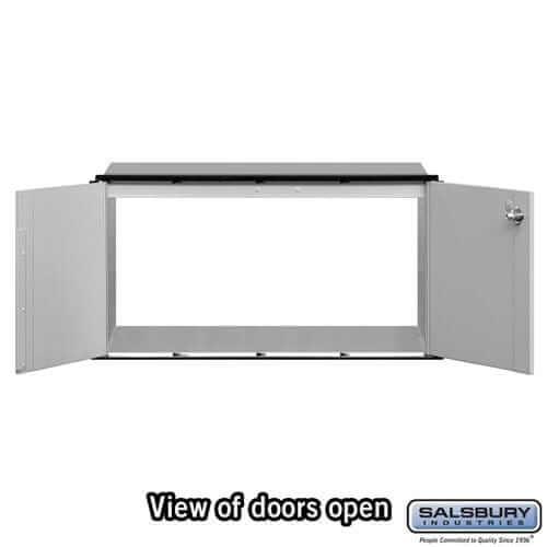 Salsbury Industries Aluminum Rack Ladder System Mailbox with Private Access — 1 Door 2201 820996220103 YourLockerStore