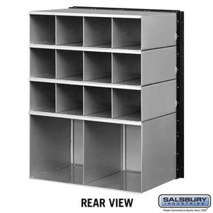 Salsbury Industries Aluminum Standard System Mailbox with Private Access — 14 Doors 2214 820996221407 YourLockerStore