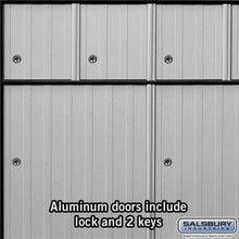 Load image into Gallery viewer, Salsbury Industries Aluminum Standard System Mailbox with Private Access — 14 Doors 2214 820996221407 YourLockerStore