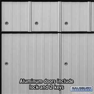 Salsbury Industries Aluminum Standard System Mailbox with Private Access — 14 Doors 2214 820996221407 YourLockerStore