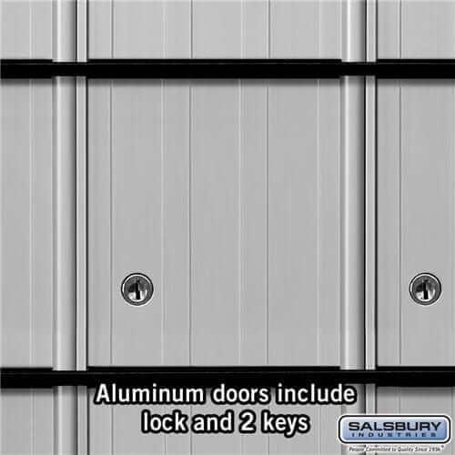 Salsbury Industries Aluminum Standard System Mailbox with Private Access — 20 Doors 2220 820996222008 YourLockerStore