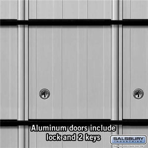 Salsbury Industries Aluminum Standard System Mailbox with Private Access — 20 Doors 2220 820996222008 YourLockerStore