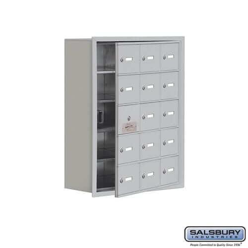 Salsbury Industries Cell Phone Locker — 5 Tier, 3 Wide [15 A Doors] YourLockerStore