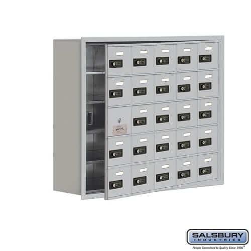 Salsbury Industries Cell Phone Locker — 5 Tier, 5 Wide [25 A Doors] 19158-25ARC YourLockerStore