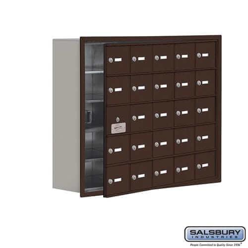Salsbury Industries Cell Phone Locker — 5 Tier, 5 Wide [25 A Doors] 19158-25ZRK YourLockerStore