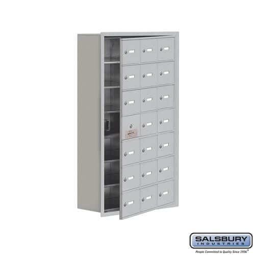 Salsbury Industries Cell Phone Locker — 7 Tier, 3 Wide [21 A Doors] 19178-21ARK YourLockerStore