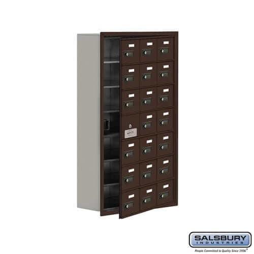Salsbury Industries Cell Phone Locker — 7 Tier, 3 Wide [21 A Doors] 19178-21ZRC YourLockerStore