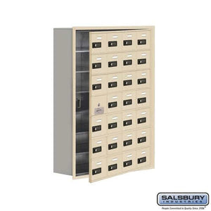 Salsbury Industries Cell Phone Locker — 7 Tier, 4 Wide [28 A Doors] 19178-28SRC YourLockerStore