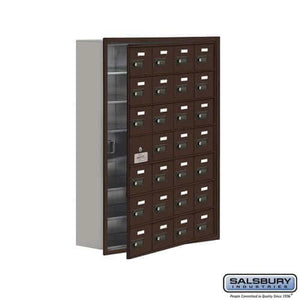 Salsbury Industries Cell Phone Locker — 7 Tier, 4 Wide [28 A Doors] 19178-28ZRC YourLockerStore