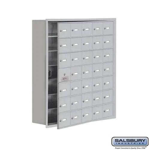 Salsbury Industries Cell Phone Locker — 7 Tier, 5 Wide [35 A Doors] 19178-35ARK YourLockerStore