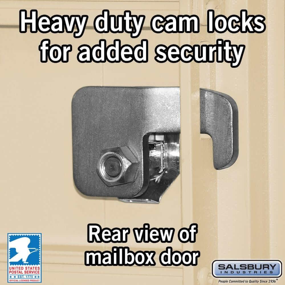 Salsbury Industries Cluster Box Unit with USPS Access — Type I — 8 Doors and 2 Parcel Lockers YourLockerStore