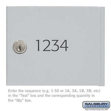 Load image into Gallery viewer, Salsbury Industries Custom Door Engraving [4B+ Horizontal Mailbox] YourLockerStore