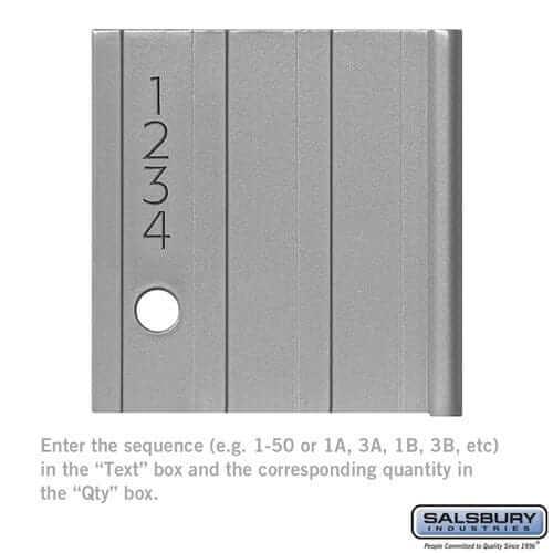 Salsbury Industries Custom Door Engraving [Standard System Mailbox] 2274 YourLockerStore