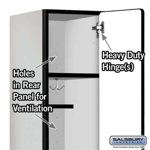 Salsbury Industries Designer Wood Locker — 1 Tier, 1 Wide YourLockerStore