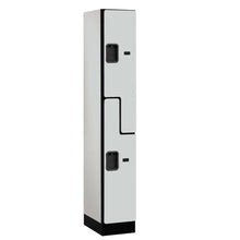 Load image into Gallery viewer, Wood Lockers: Designer Wood Locker - &#39;S&#39; Style - 2 Tier, 1 Wide - Gray - Salsbury Industries