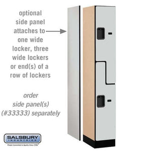 Salsbury Industries Designer Wood Locker — 2 Tier, 1 Wide — 'S' Style YourLockerStore