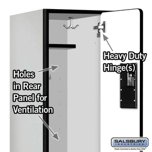 Salsbury Industries Designer Wood Locker — 2 Tier, 1 Wide — 'S' Style YourLockerStore