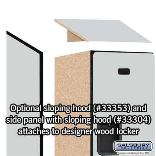 Salsbury Industries Designer Wood Locker — 2 Tier, 1 Wide YourLockerStore