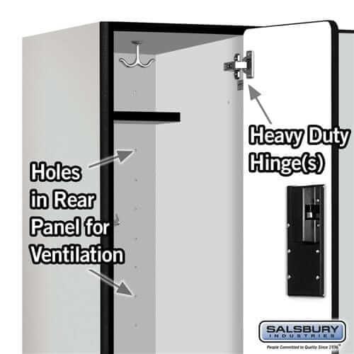 Salsbury Industries Designer Wood Locker — 2 Tier, 3 Wide YourLockerStore