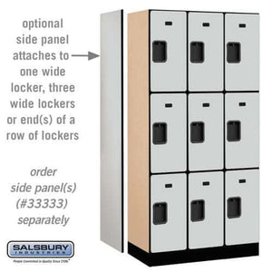 Salsbury Industries Designer Wood Locker — 3 Tier, 3 Wide YourLockerStore