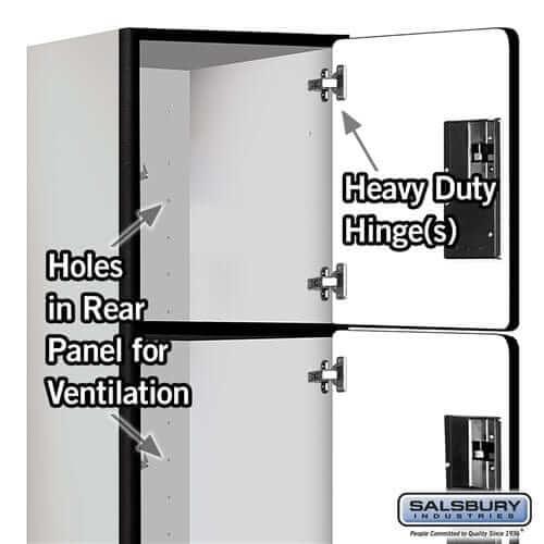 Salsbury Industries Designer Wood Locker — 4 Tier, 1 Wide YourLockerStore