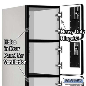 Salsbury Industries Designer Wood Locker — Box Style — 5 Tier, 1 Wide YourLockerStore